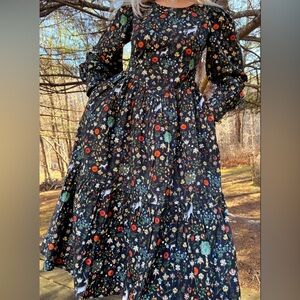 Samantha Pleet Black Illuminated Ophelia Dress